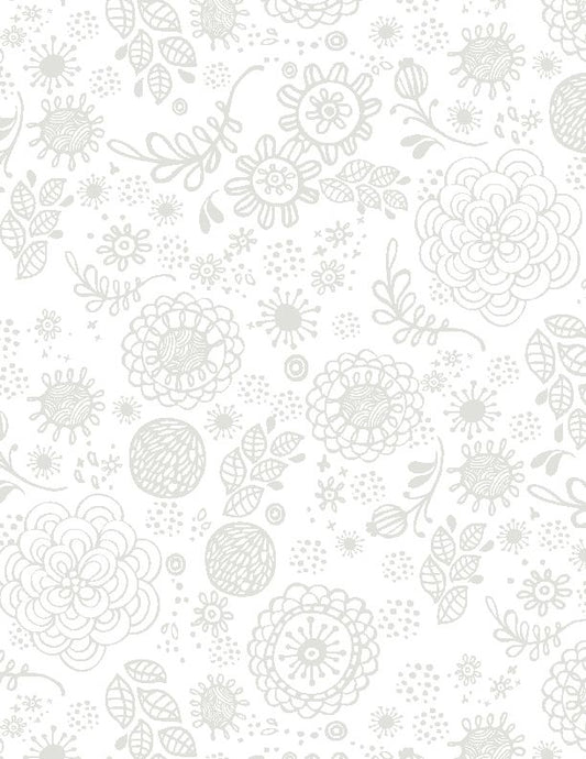 Illusion Collection - Large Floral - White on White
By Joy Ting
From Wilmington Fabric
100 % Cotton
44/45"