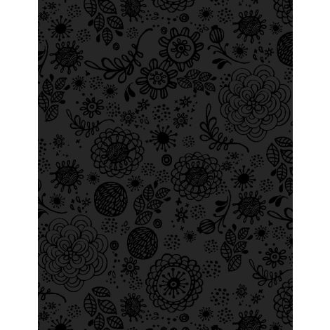 Illusion Collection - Large Floral - Black on Black
By Joy Ting
From Wilmington Fabric
100 % Cotton
44/45"