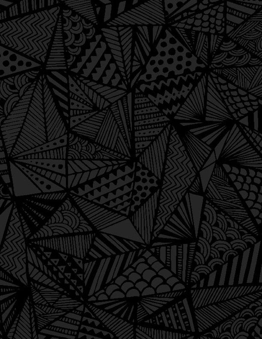 Illusion Collection - Triangles- Black on Black
By Joy Ting
From Wilmington Fabric
100 % Cotton
44/45"