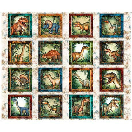 Savage Kingdom - Dinosaur Patches Fabric Panel
From QT Fabric
By Dan Morris
100% Cotton
36" x 44"