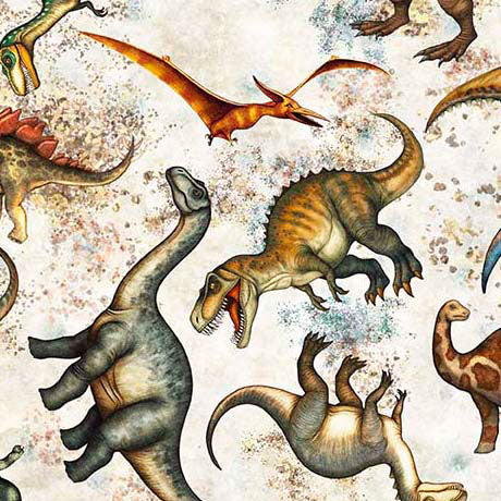 Savage Kingdom - Tossed Dinosaurs - Sand
From QT Fabric
By Dan Morris
100% Cotton
43/44"