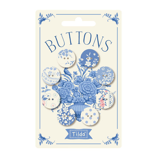 Something Blue - Buttons - Light - 8pcs
From Tilda
0.63 inches (16 mm)
100% Cotton Fabric Covered With Metal Core
8 Buttons per Package