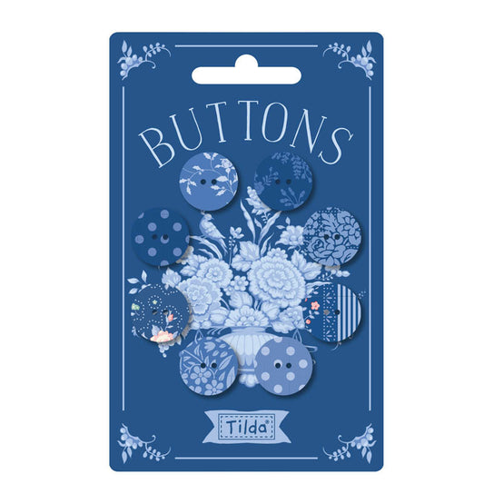 Something Blue - Buttons - Dark - 8pcs
From Tilda
0.63 inches (16 mm)
100% Cotton Fabric Covered With Metal Core
8 Buttons per Package