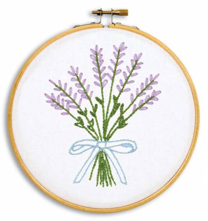 Lavender 6in Hoop Kit  From Jack Dempsey Inc.