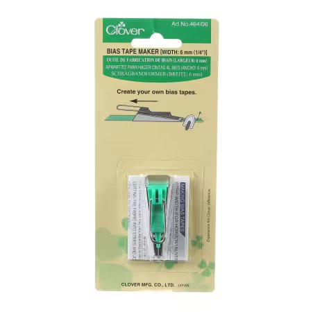 Bias Tape Maker 6mm 1/4in-From Clover Needlecraft