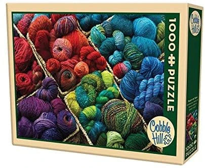 Plenty of Yarn -  1000 PC 
From Cobble Hill
Finished Size: 26.625 Inches x 19.25 Inches