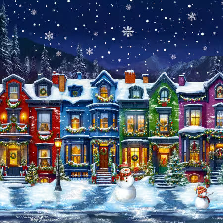 Multi Winter Town Puffer Panel
From Windham
By Whistler Studios
Winter Wonder by Whistler Studios Collection
100% Cotton
44"/45"