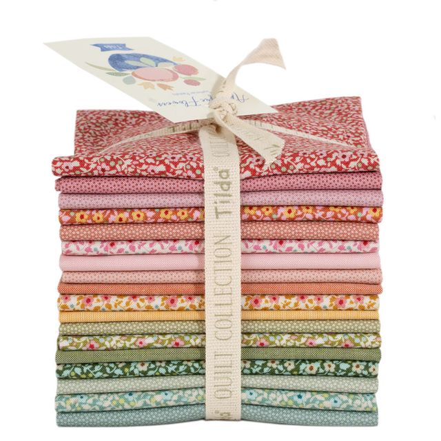 Applique Flowers Fat Eight Bundle - 18 pc
From Tilda
100% Cotton