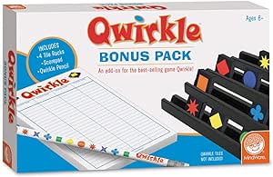 Quirkle Board Game & Expansion Pack  From MindWare  2 to 4 Players  Ages 6 and up