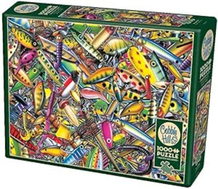 Alluring Puzzle - 1000 PC Puzzles - Radom Cut  From Cobble Hill  Finished Size: 26.625" x 19.25"  Poster Included