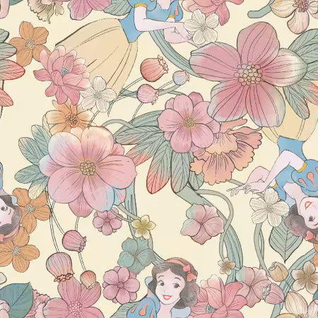 Disney Snow White Floral
From Springs Creative
Disney Princess Collection
In Licensed Products - Disney
100% Cotton
Width: 42/43in