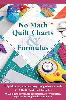 No Math Quilt Charts & Formulas Pocket Guide - From Landauer Publishing - 36 pages