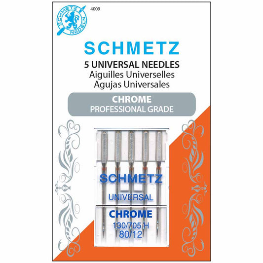 Schmetz #4009 Universal Needles - 80/21 - 5 Count