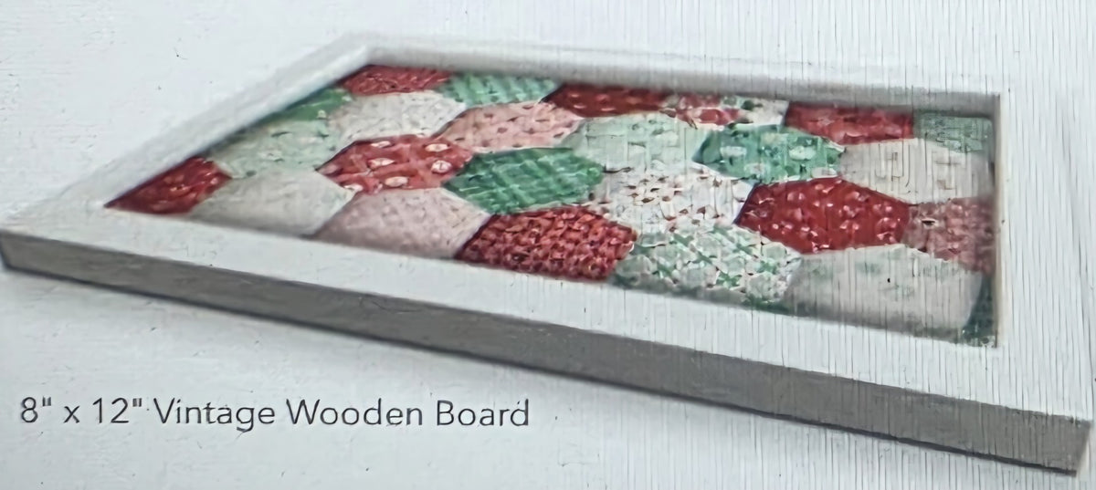 Berry & Sage Stitching Tray Kit
From Riley Blake
By Lori Holt
Kit Contains: 2 Berry & Sage 5 Inch Stackers (One for Each Tray), 1 Vintage Wooden Board 9" x 9", 1 Vintage Wooden Board 8" x 12", 2 Foam Core Boards 11" x 14".