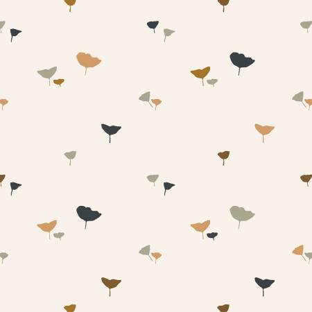 Ginko - Cream From P & B Textiles By Jacqueline Schmidt Au Naturel by Jacqueline Schmidt Collection 100% Cotton