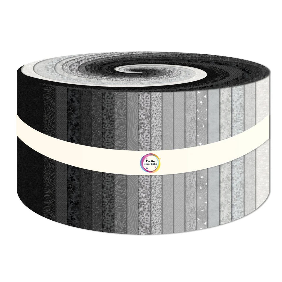Ashes to Ashes 2.5 Inch Strips
From Blank Quilting
I've Got Hue, Babe Collection
40 Strips
100% Cotton