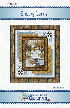 Snowy Corner Quilt Pattern
From Bound To Be Quilting
Printed Paper Pattern
Finished Size: 62in x 73in
Final Product: Quilt
Technique Used: Standard Machine Sewing
Skill Level: Confident Beginner