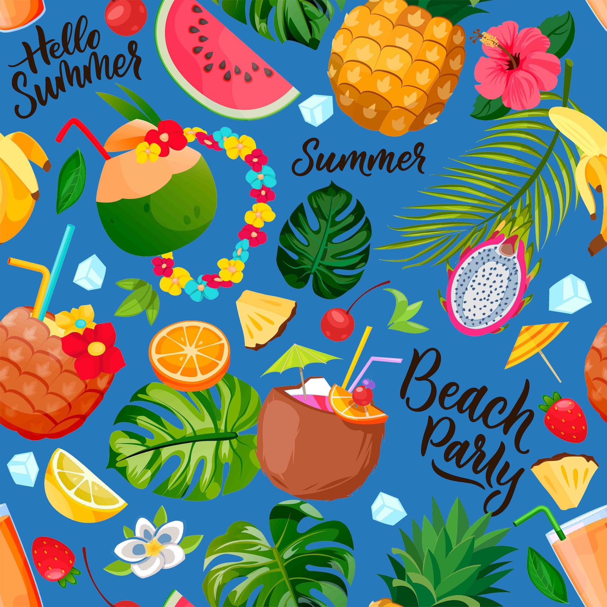 Beach Party Microfibre
80% Polyester / 20% Nylon
60"