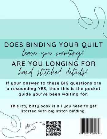 The Little Book of Big Stitch Binding
From: Rachel Rossi Design
Pages: 29
Publish Date: 05/16/2025
Size: 4-1/4in x 5-1/2in
Softcover