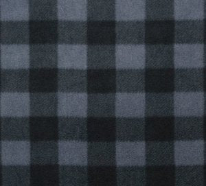 Buffalo Plaid Fleece - Grey/Black
From Camalot Fabrics
North of Ordinary Collection
1 1/4” Check
100% Polyester
58"/60"