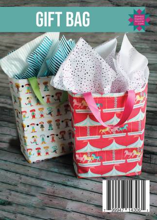 Gift Bag Pattern for use with the Carolina Moore Boxed Bag Template.