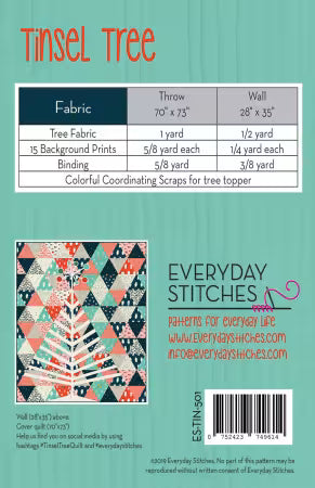 Tinsel Tree Quilt Pattern
From Everyday Stitches