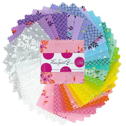 True Colors - 2.5 Inch Mini Charm Pack - 42 Pieces
From FreeSpirit
By Tula Pink
100% Cotton