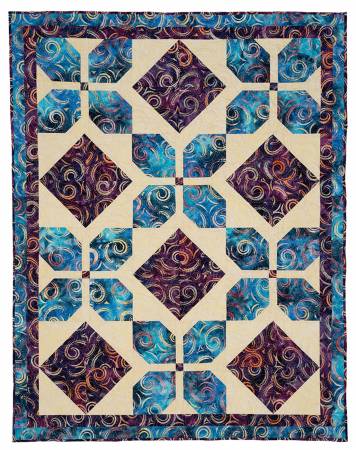 Double Focus 3-Yard Quilts Book - From Fabric Cafe - 8 quilt designs written for 3 sizes- Lap, Twin and Queen/King.