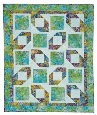 Double Focus 3-Yard Quilts Book - From Fabric Cafe - 8 quilt designs written for 3 sizes- Lap, Twin and Queen/King.