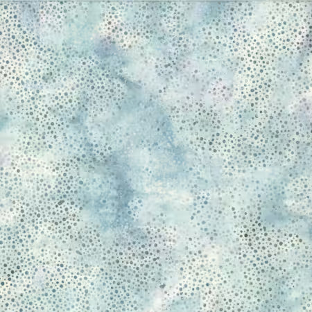 Frost Bali Dots Batik
From Hoffman Fabrics
885 Bali Dot Batiks Collection
100% Cotton
44/45"