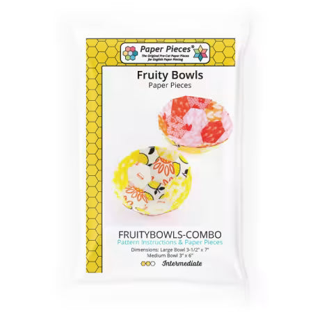Fruity Bowls Pattern and Paper Pieces