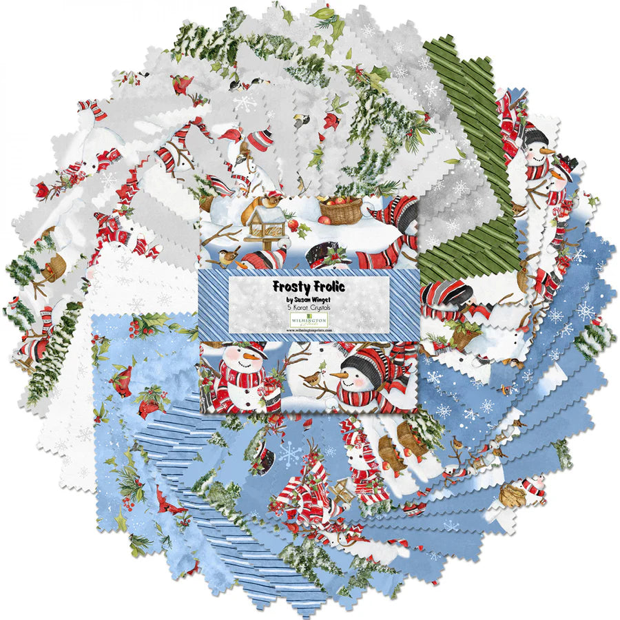 Frosty Frolic - 5 Karat Gems - 42 pc
From Wilmington Prints
By Susan Winget
100% Cotton