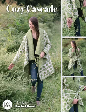 Cozy Cascade - Quilted Cardigan Pattern
From Rachel Rossi Design
Sizes Included: XS, S, M, L, XL, XXL, XXXL (seven sizes for the perfect fit) Shown in Wishflower collection by Rachel Rossi for Benartex (shipping Fall 2025)
Printed Paper Pattern
Finished Size: Multiple
Final Product: Wearables
Technique Used: Standard Machine Sewing
Skill Level: Intermediate