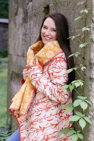 Cozy Cascade - Quilted Cardigan Pattern
From Rachel Rossi Design
Sizes Included: XS, S, M, L, XL, XXL, XXXL (seven sizes for the perfect fit) Shown in Wishflower collection by Rachel Rossi for Benartex (shipping Fall 2025)
Printed Paper Pattern
Finished Size: Multiple
Final Product: Wearables
Technique Used: Standard Machine Sewing
Skill Level: Intermediate