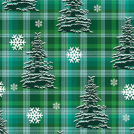 Holiday Farmhouse Plaid Pine Tree Green
By Kanvas Studio
For Benartex
Digitally Printed
100% Cotton
44/45" Wide