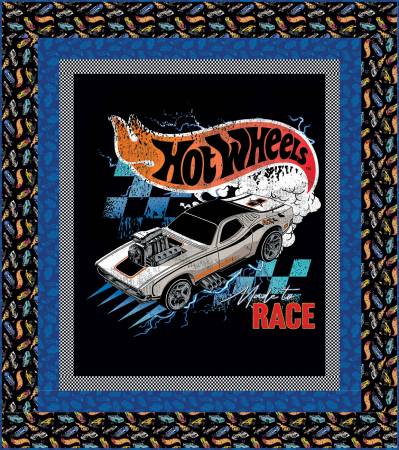 Hot Wheels Quilt Boxed Kit-
From Riley Blake Designs-
Hot Wheels Made to Race by Mattel Collection-The Hot Wheels Panel Quilt Boxed Kit includes pattern, fabric for quilt top and binding. Kit comes in a keepsake box. Official licensed product-100% Cotton-
Keepsake Box size is approximately 9" x 7" x 4 1/2"-
Finished Quilt Size 55" x 62"-
100% Cotton-
Backing & Batting Not Included