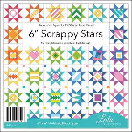 6in Scrappy Stars Foundation Pad
From Leila Gardunia Design
By Leila Gardunia