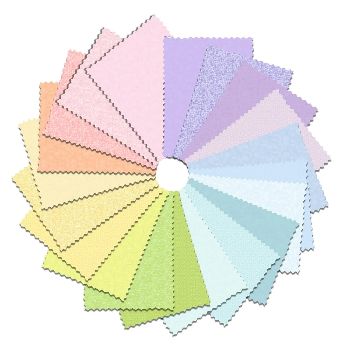 Light As A Feather 10 Inch Squares
From Blank Quilting
I've Got Hue, Babe Collection
10 Inch Squares - 42 pieces
100% Cotton