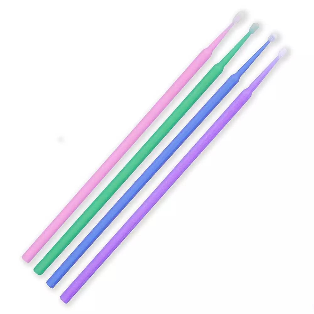 Sewing Machine Micro Brushes 30 pc
From QSC Notions
Sewing Machine Micro Brushes, in assorted colours green, (yellow, pink &  blue) in 30 pack.
Micro tip for precise cleaning.
Re-usable or discard after each usage.