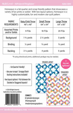 Homespun Quilt Pattern From Modernly Morgan By Morgan McCollough