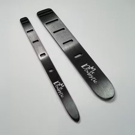 Mx Weaver
From: Mx Domestic LLC, By Mathew Boudreaux
Made of: Stainless Steel
Includes: Two Weaving Tools
Size: 1in x 6in x &amp; 1/2in x 6in
Use: For Fabric Weaving, threading elastic or ribbon, and mixed media crafting. Can also be used as a bodkin replacement and strip guiding tool