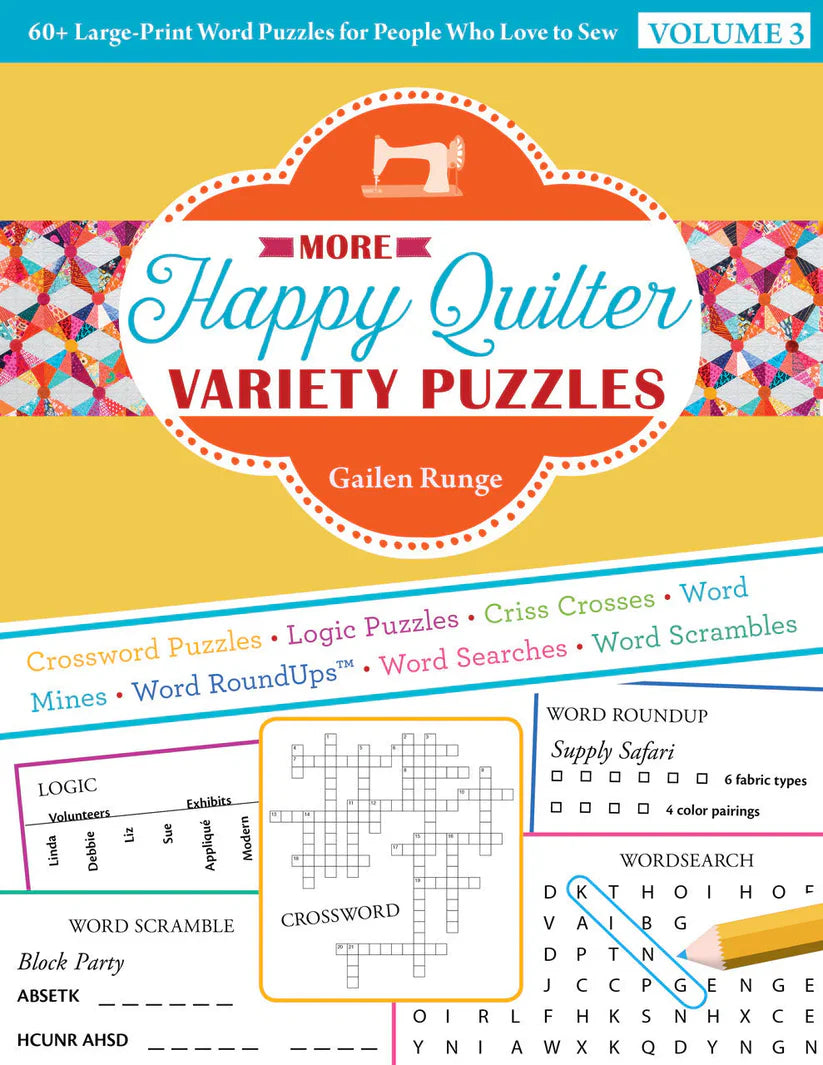 More Happy Quilter Variety Puzzles Vol. 3