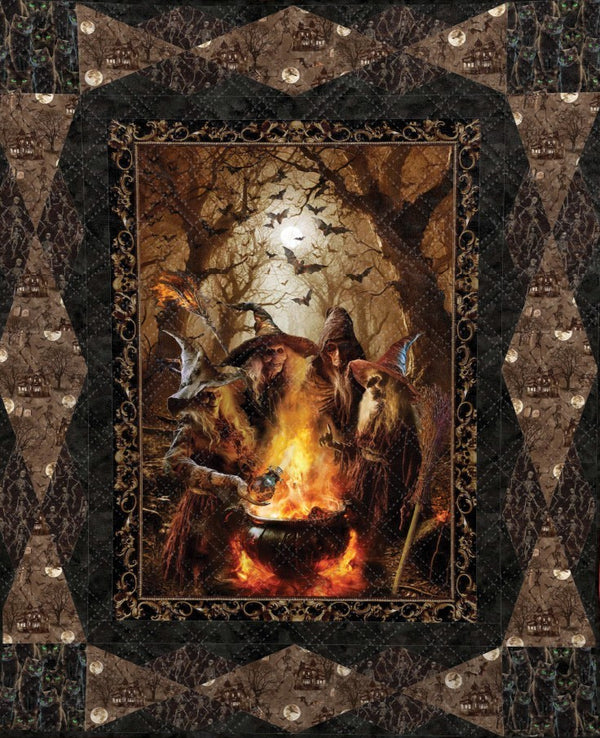 Nightmare At Halloween Quilt Kit
From Michael Miller
Pattern By Project House 360
Finished Size 38"x 48" 
100% Cotton
