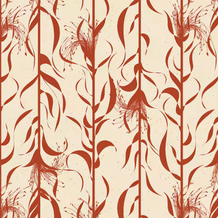 Orange/Natural Broomcorn
From Benartex - Contempo - Kanvas
By Rachel Rossi
100% Cotton
43"/44"