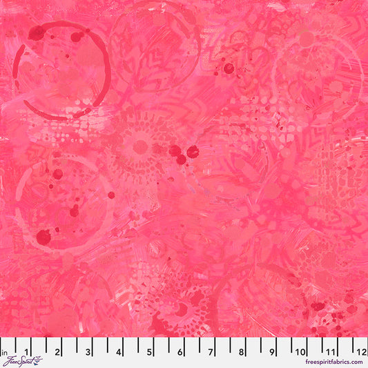 Tonal Graffiti - Raspberry Textures
By Tim Sue Pen
From FreeSpirit Fabrics
100% Cotton
44"