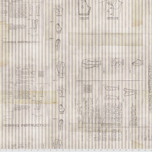 Sewing Instructions - Linen - Monochrome
From FreeSpirit Fabrics
By Tim Holtz
Eclectic Elements Collection
100% Cotton
43/44"