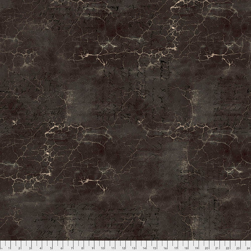 Cracked Shadow - Black-By Tim Holtz Electic Elements-From FreeSpirit Fabrics-100% Cotton-44"