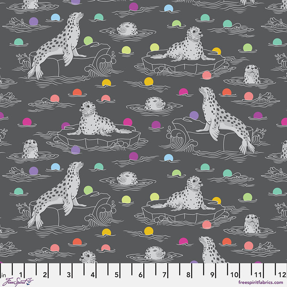 Seal the Deal - Carbon
From Free Spirit
By Tula Pink
Grayworks Collection
100% Cotton
43/44"