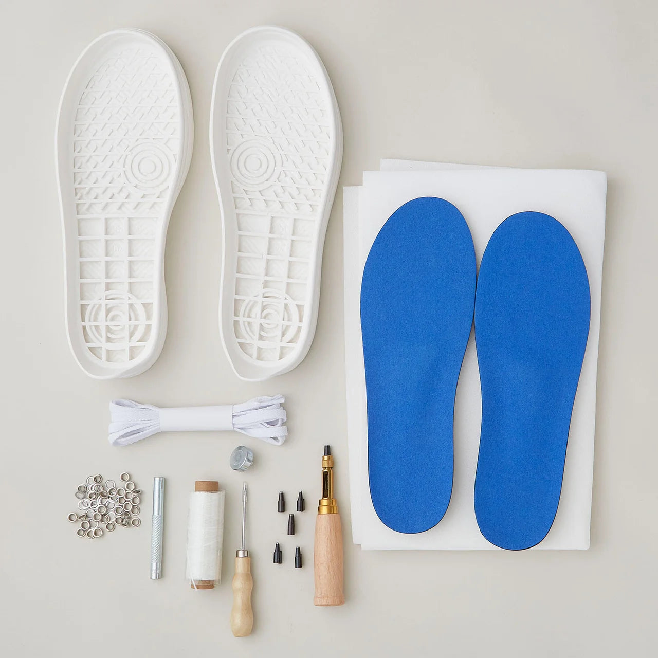 Patchwork Kicks - All Inclusive Kit Size 10 White