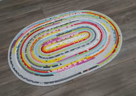 Sample of aJelly Roll Rug